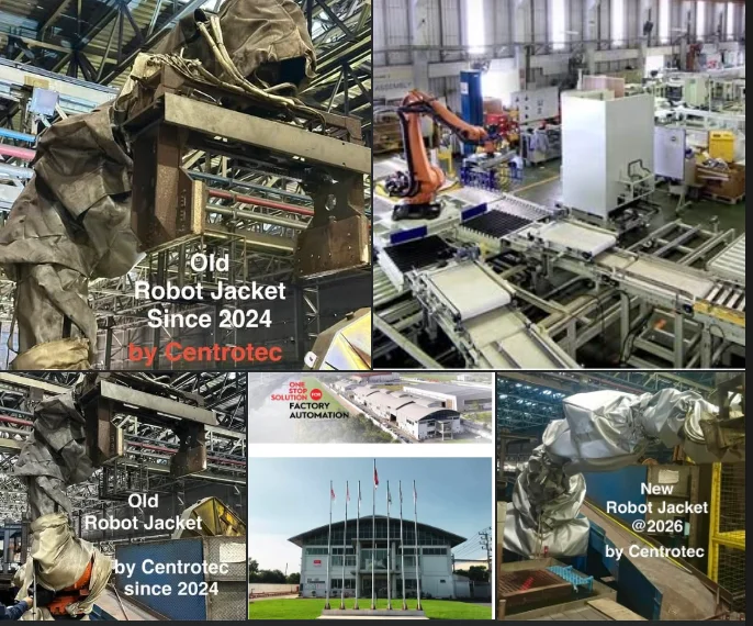 ส่งมอบคำสั่งซื้อ Robot Jackets ของโรงงาน by centrotec